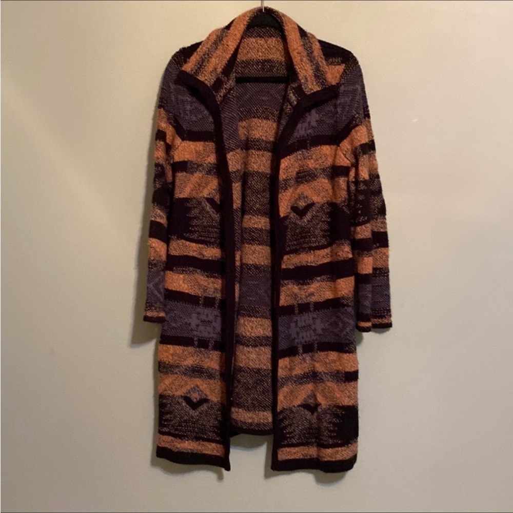 CABLE & GAUGE Long Cardigan Sweater
